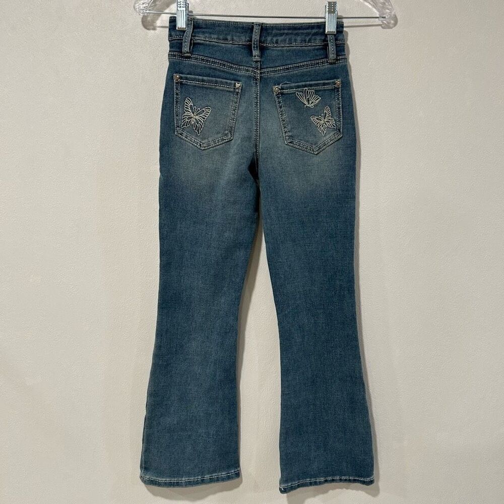 YMI Girl Bootcut Jeans Size 8 | Stretch Denim Medium Wash - Picture 2 of 7